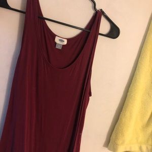 Old Navy Maroon tank top